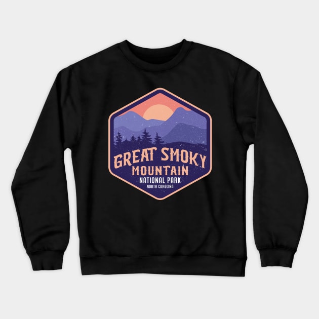 Great Smoky Mountain - North Carolina Crewneck Sweatshirt by Sachpica